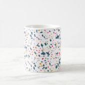 Formas modernas azules y rosas koffiemok (Center)