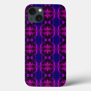 Forma's, "traços rosa flutuam" em fundo azul?Forma Case-Mate iPhone Case
