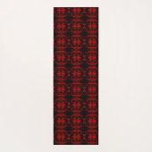 Forma's, 'traços vermel hos flutuam' em fundo pret yogamat (Achterkant)