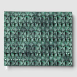 Formaten van rechthoeken in groenen, in het donker gastenboek