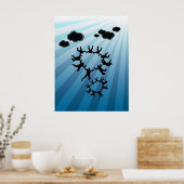 Formatie Skydive Poster (Keuken)