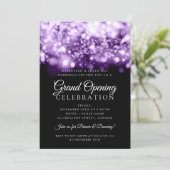 Formeel bedrijf Grote OpeningsPaars Kaart (Staand voorkant)