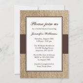 Formeel bijtbruin Vrijgezellenfeest Kaart (Voorkant)