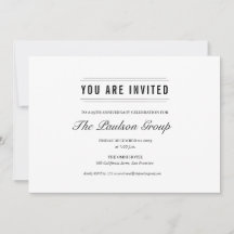 Formeel Black and White Corporate Event