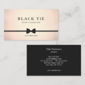 Formeel Black Stropdas Event Planner Gold (geen gl Visitekaartje (Voorkant / Achterkant)