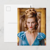  formeel blond vrouw Briefkaart (Voorkant / Achterkant)