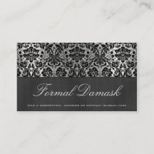 Formeel Damask horizontaal - zwart