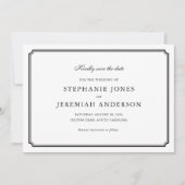 Formeel De datum opslaan Kaart (Voorkant)