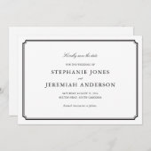 Formeel De datum opslaan Kaart (Voorkant / Achterkant)