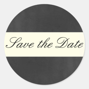 Formeel De datum opslaan Sticker / zegel