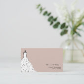 Formeel Draag Boutique - Veathery Wedding Dress Visitekaartje (Staand voorkant)