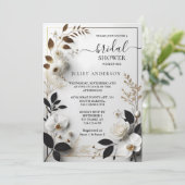 Formeel eenvoudig klassiek leeg Vrijgezellenfeest  Kaart (Staand voorkant)