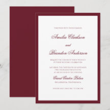 Formeel Elege Ante Diepe Burgundy Rand Script Brui
