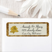 Formeel Eligant RSVP Retouradres Etiket (Insitu)