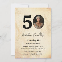 Formeel en klassiek 50 verjaardagsfeest