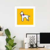 Formeel Gekleed Met Een Strik Poster (Thuiskantoor)