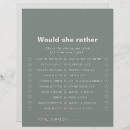 Formeel groen zou ze liever Vrijgezellenfeest spel