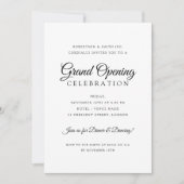 Formeel grootschalig openen voor bedrijven Eenvoud Kaart (Voorkant)