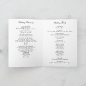 Formeel Katholiek Trouwprogramma Boekje Kaart (Binnen)