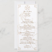 Formeel menu kaart (Voorkant)