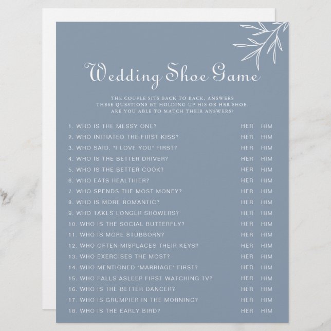 Formeel minimaal mosterdblauw-weduwschapsspel (Voorkant / Achterkant)