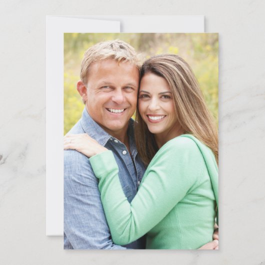 Formeel Minimale-mosterdblauw Opslaan Datum Agenda Save The Date (Achterkant)