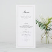 Formeel Modern Klassiek Verhoogd Frame Parel Bruil Menu (Staand voorkant)