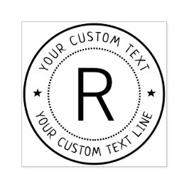 Formeel Monogram Ronde Stempel