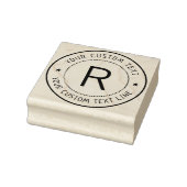 Formeel Monogram Ronde Stempel (Stempel)