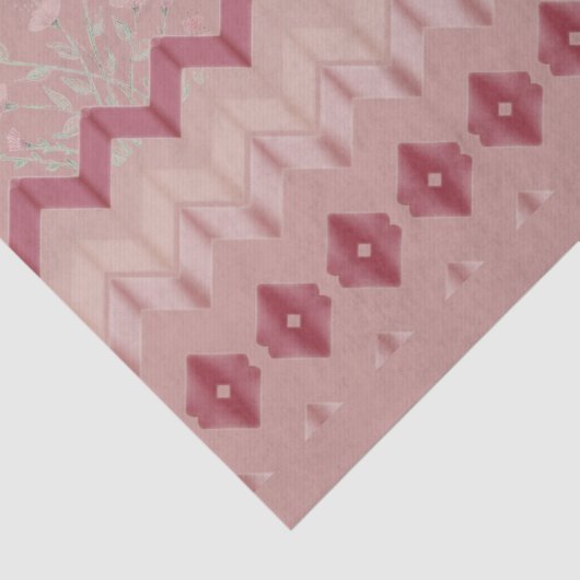 Formeel ontwerp met Roos Tissuepapier (Detail)