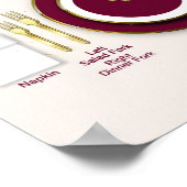 FORMEEL POSTER VOOR TAFELINSTELLING - (HOE KUNT U  (Hoek)