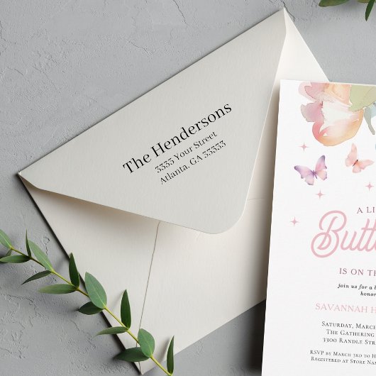 Formeel professioneel retouradres  zelfinktende stempel