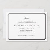 Formeel repetitiediner kaart (Voorkant)