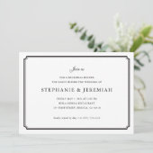 Formeel repetitiediner kaart (Staand voorkant)