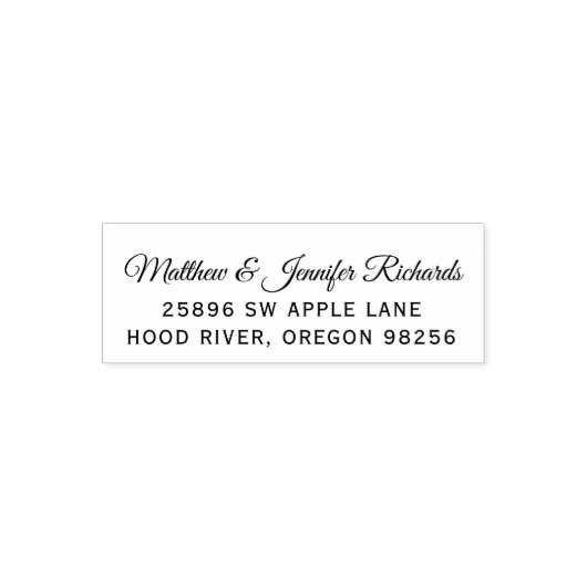Formeel retouradres  zelfinktende stempel (Design)