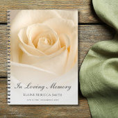 Formeel Roos van het Memorial of Funeral Book Notitieboek