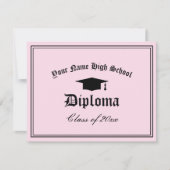 Formeel school diploma document sjabloon (Voorkant)