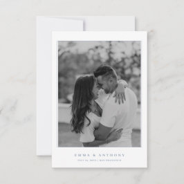 Formeel Trouwjurk Vintage Periwinkle Monogram Huwe Save The Date