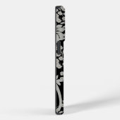 Formeel van zwarte en zilverstof Case-Mate iPhone case (Achterkant / Rechts)