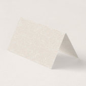 Formeel Victoriaans Elegant Ivoor N Gold Receptie Kaart (Achterkant)
