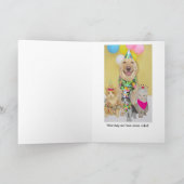 Formeel Wensend u Gelukkige Verjaardag Kaart (Binnen)