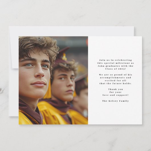 Formele 2 Fototypografie Afstuderen aankondiging (Achterkant)