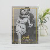 Formele 50e Jubileum Uitnodiging (Staand voorkant)