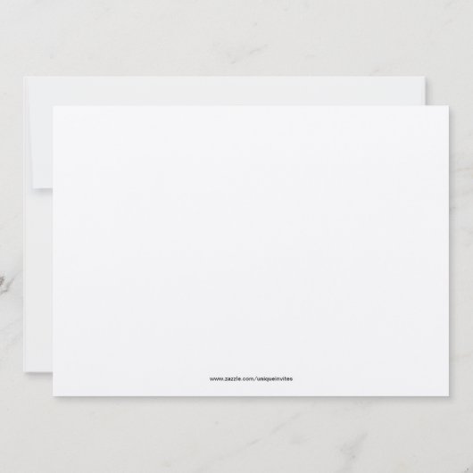 Formele 50e verjaardag Uitnodigingen (Achterkant)