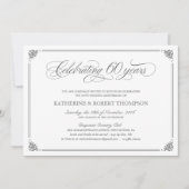 Formele 60e Jubileum Uitnodigingen (Voorkant)