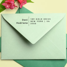 Formele aangepaste naam Retouradres Rubber