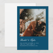 Formele aankondiging engagement save the date (Voorkant / Achterkant)