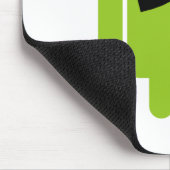 Formele Android Robot Pictogram Grafisch Muismat (Hoek)