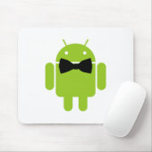 Formele Android Robot Pictogram Grafisch Muismat (Met muis)