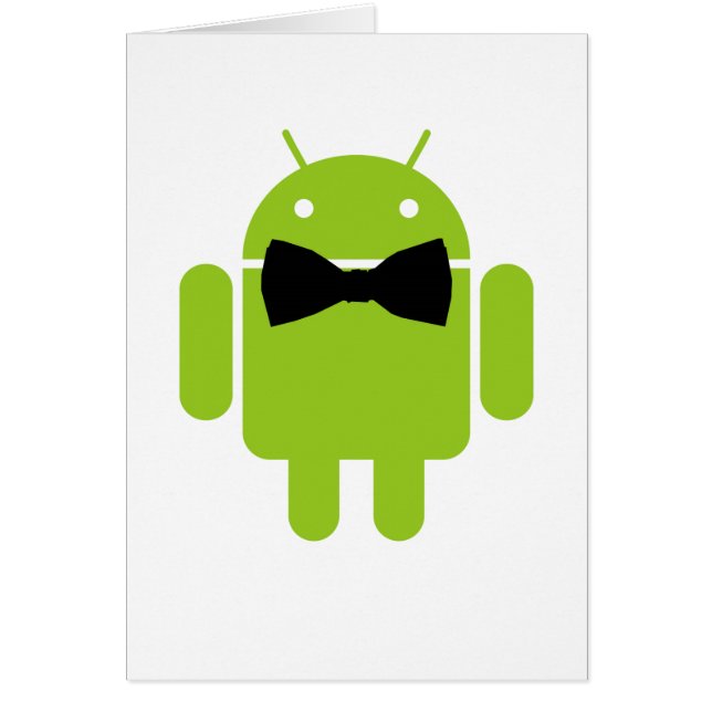 Formele Atire Green Android Robot (Voorkant)